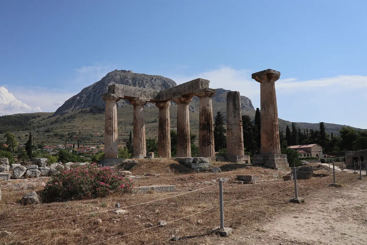 The Temple of Apollo at Ancient Corinth