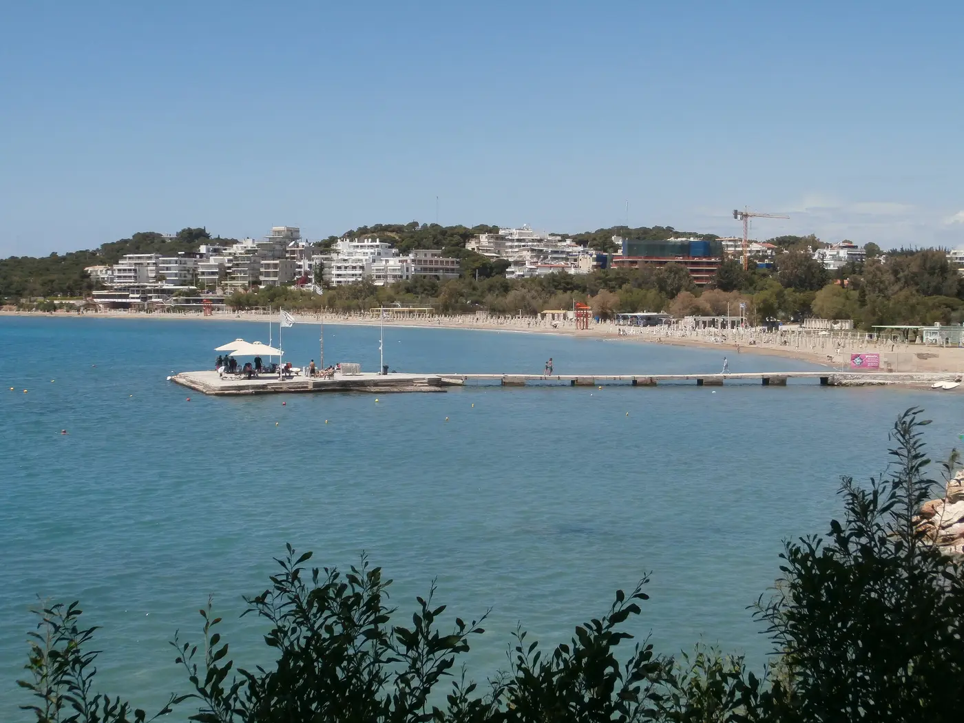 Coastal scenery on the Athens Riviera