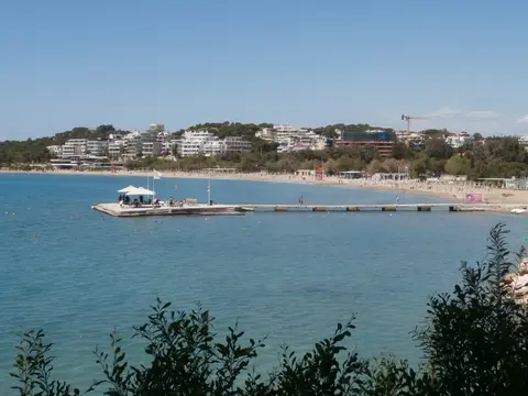 The coast at Vouliagmeni on the Athens Riviera